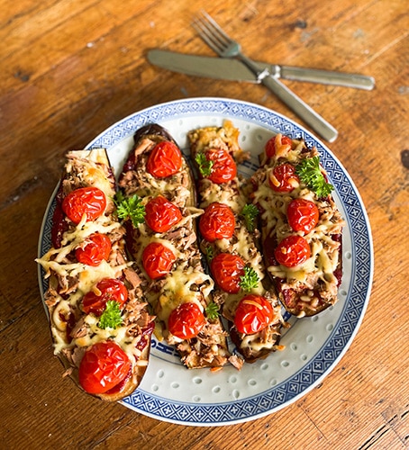 Munakoisopizzat tonnikalalla