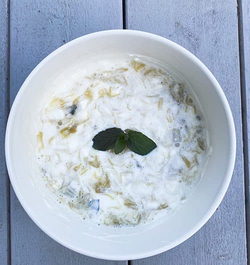 Raparperi-minttu-herkku