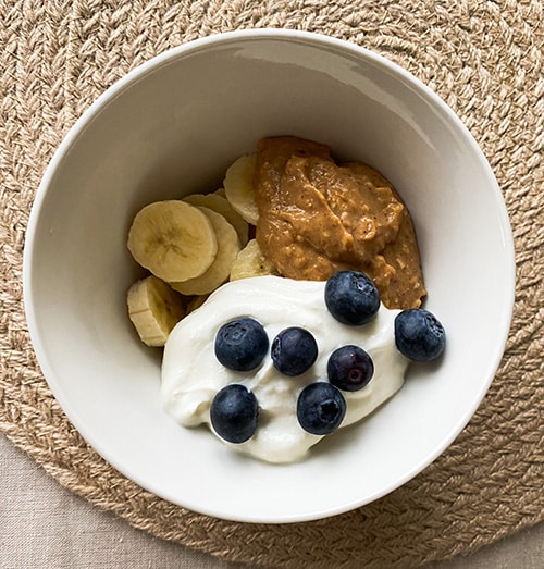 Banaani-maapähkinäherkku