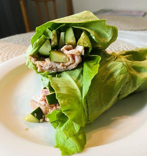 Kalkkuna-salaattirullat