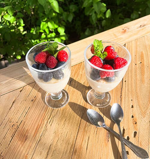 Sitruunainen pannacotta