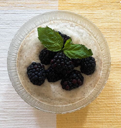 Vanilja-karhunvatukkasmoothie