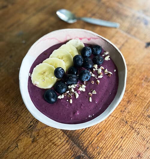 Mustikka-rahkasmoothie