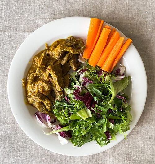 Tuliset naudanlihasuikaleet