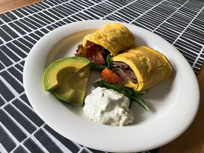 Tortilla-letut kebabsuikaleilla