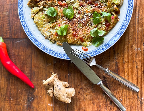 Okonomiyaki – kasvismunakas