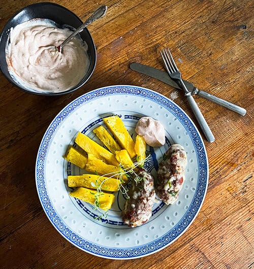 Kurpitsaranskalaiset ja jauhelihakepakot