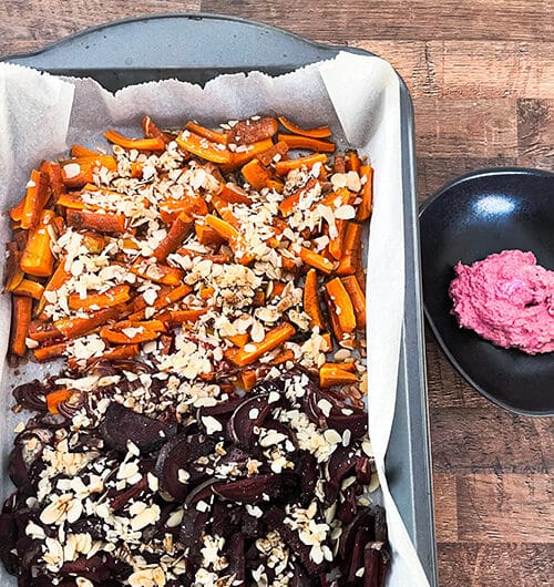 Rosollipelti tofumoussella