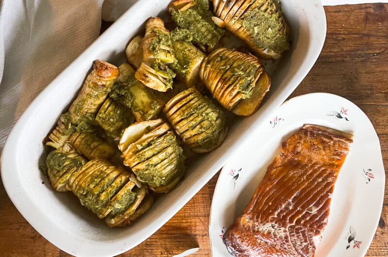 Hasselbackan palsternakat ja lohi