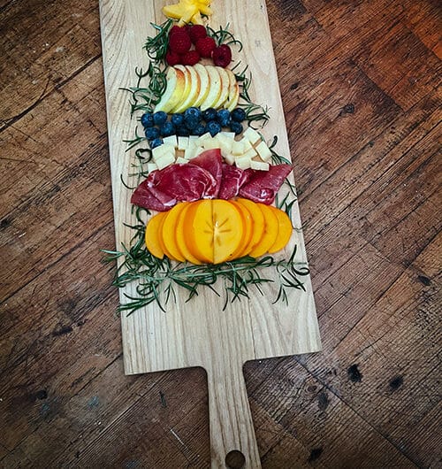 Joulukuusi herkkutarjotin