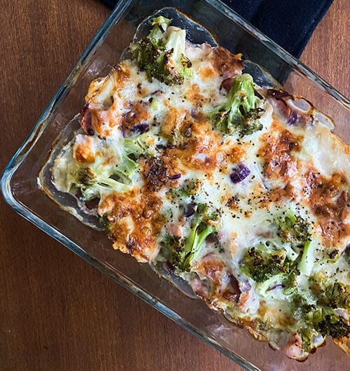 Parsakaali-kana-gratiini