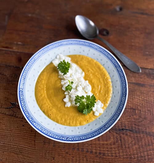 Porkkana-linssikeitto