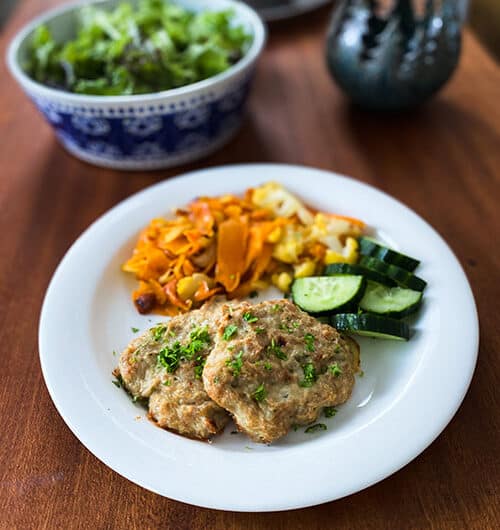 Kanapullat ja paistettua bataattia