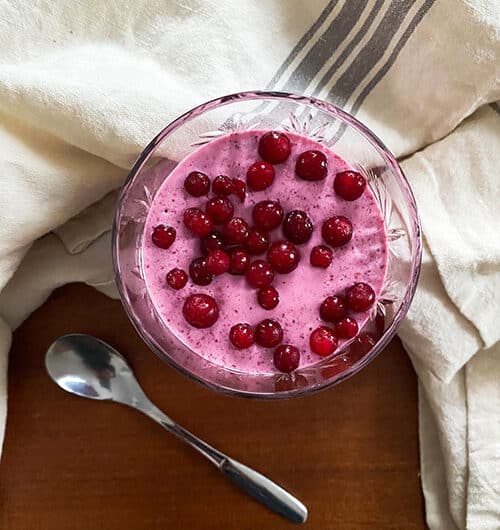 Karpalo-puolukkasmoothie