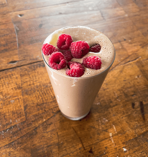 Lämmin suklaasmoothie