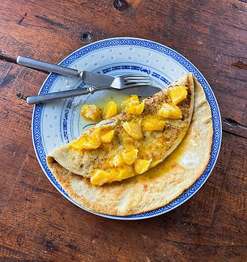 Lettu appelsiinikastikkeella