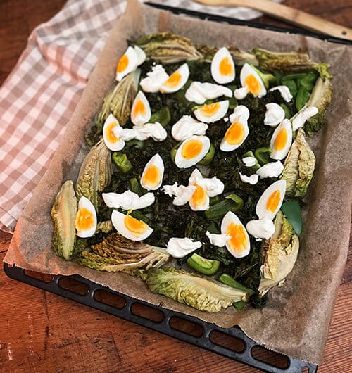 Paahdettu vihersalaatti