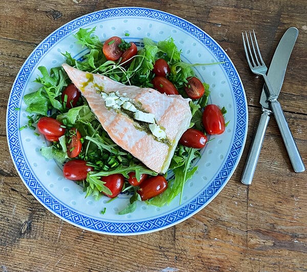 Pesto-feta-lohitaskut