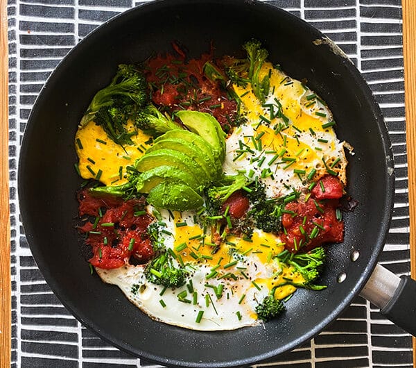 Ruohosipuli-parsakaalimunakas