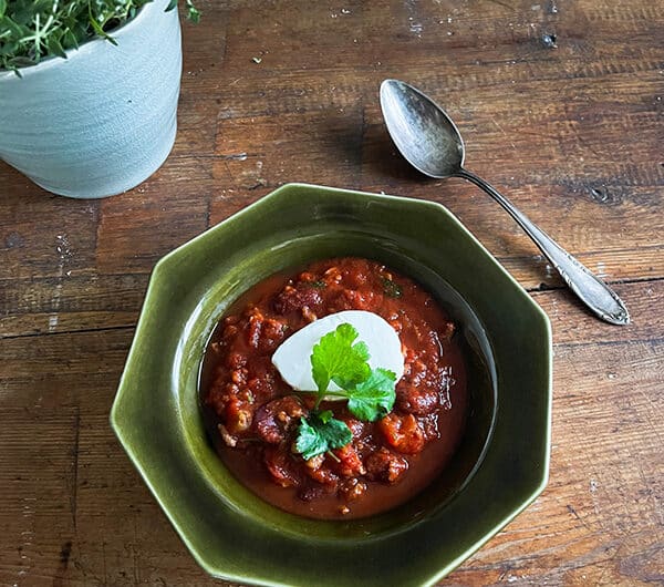 Tomaattinen papukeitto