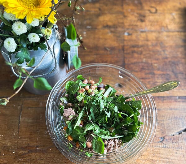 Italialainen tonnikala-papusalaatti