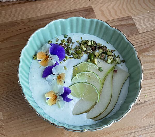 Päärynä-limesmoothie