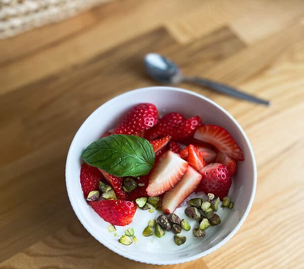 Vaniljainen mansikkarahka