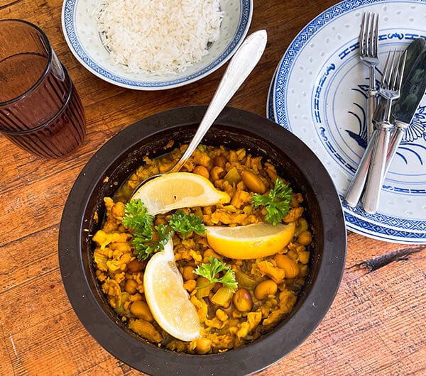 Sitruunainen paputagine