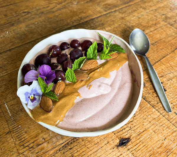 Karviaissmoothiekulho