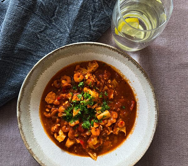 Katkarapu-lohikeitto