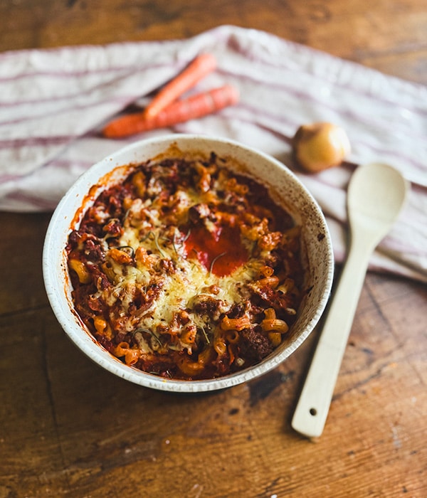 Tomaattinen makaronilaatikko