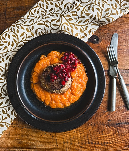 Wallenbergin pihvit ja juuressose