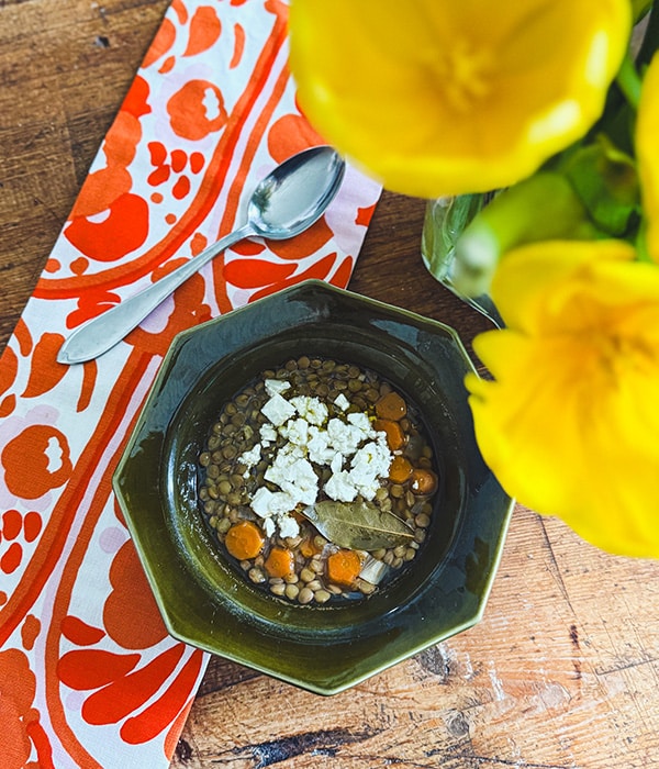 Kreikkalainen linssikeitto eli fakes