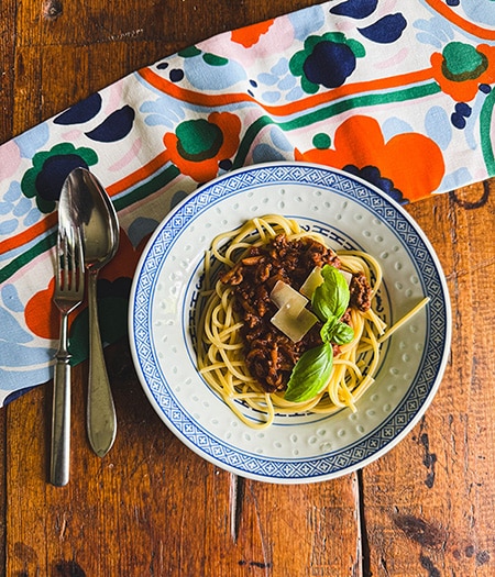 Pasta bolognese