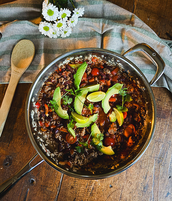 Tex mex -riisipannu